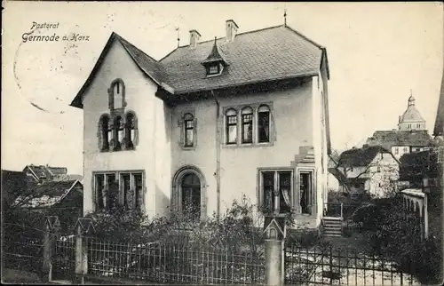 Ak Gernrode Quedlinburg im Harz, Pastorat