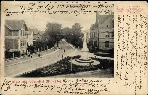 Ak Otterndorf an der Niederelbe, Kriegerdenkmal