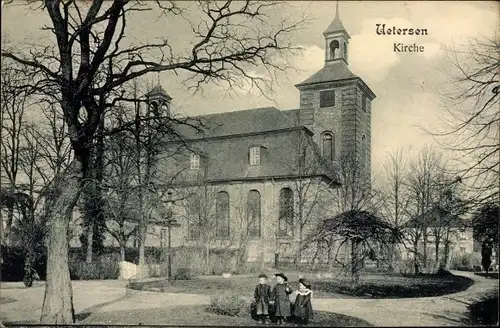 Ak Uetersen in Holstein, Kirche, Kinder