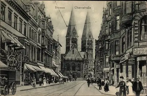 Ak Hansestadt Bremen, Obernstraße