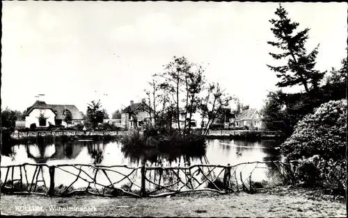 Ak Kollum Kollumerland en Nieuwkruisland Friesland, Wilhelminapark