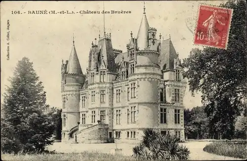 Ak Bauné Maine et Loire, Chateau des Brueres