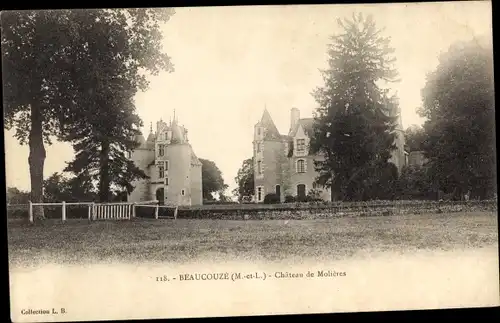 Ak Beaucouzé Maine et Loire, Chateau de Molieres