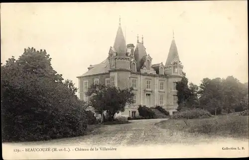 Ak Beaucouzé Maine et Loire, Chateau de la Villeniere