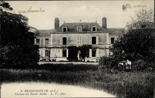 Ak Beaucouzé Maine et Loire, Chateau des Hautes Roches