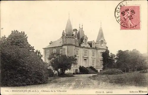 Ak Beaucouzé Maine et Loire, Chateau de la Villeniere