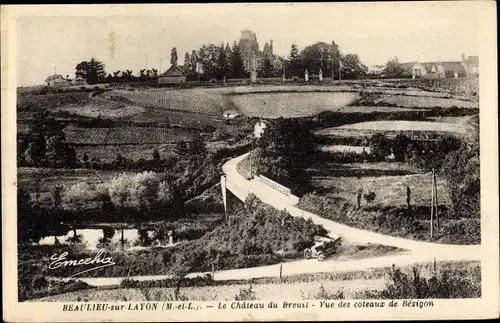 Ak Beaulieu sur Layon Maine-et-Loire, Chateau du Breil