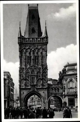 Ak Praha Prag Tschechien, Pulverturm
