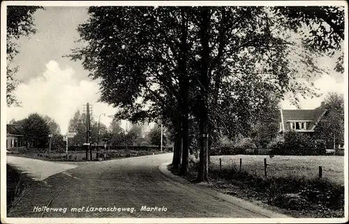 Ak Markelo Overijssel, Holterweg, Larenscheweg