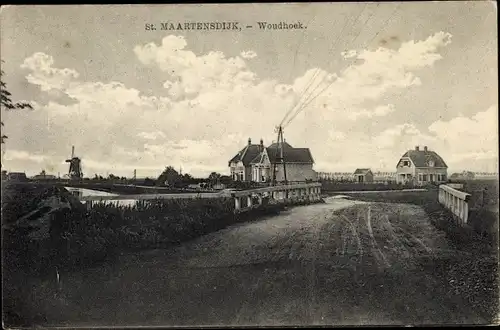 Ak Sint Maartensdijk Zeeland Niederlande, Woudhoek