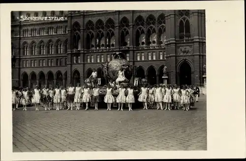 Ak Wien, X. Deutsches Bundes Sängerfest 1928, Sängerfestzug, Das Deutsche Lied