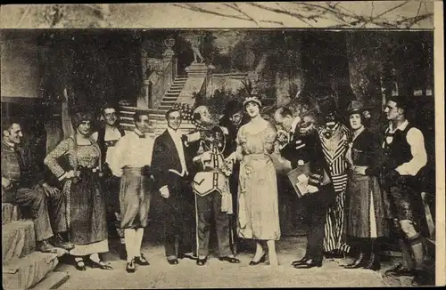 Ak Serenissimus Zwischenspiele, Schauspieler auf der Bühne, Theater