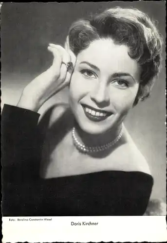 Ak Schauspielerin Doris Kirchner, Portrait