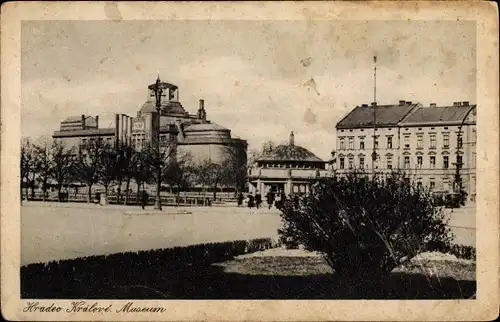 Ak Hradec Králové Königgrätz Stadt, Museum