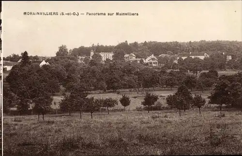 Ak Morainvilliers Yvelines, Panorama sur Mainvilliers