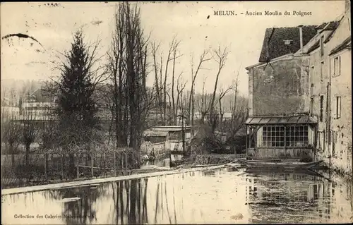 Ak Melun Seine et Marne, Ancien Moulin du Poignet