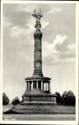 Ak Berlin Tiergarten, Siegessäule