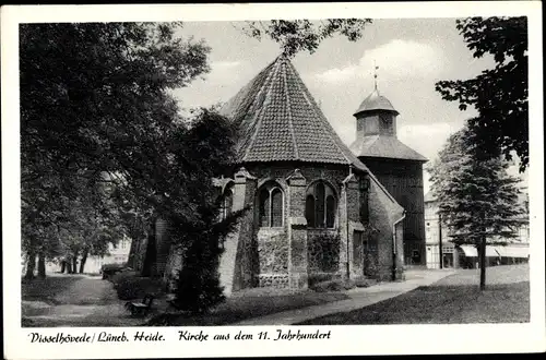 Ak Visselhövede in Niedersachsen, Kirche aus dem 11. Jahrh.