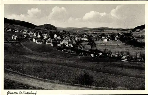 Ak Gönnern Angelburg in Hessen, Gesamtansicht