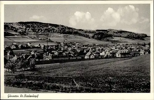 Ak Gönnern Angelburg in Hessen, Gesamtansicht