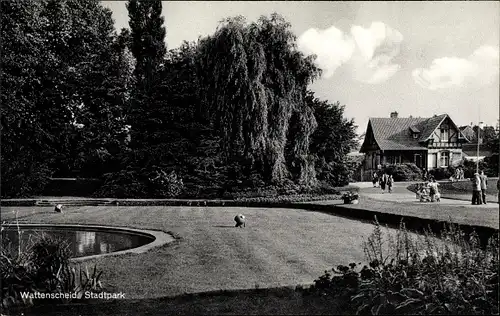 Ak Wattenscheid Bochum Ruhrgebiet, Stadtpark