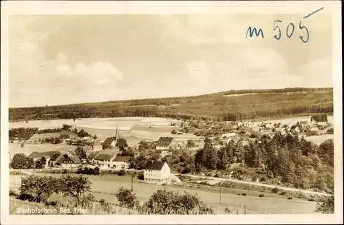 Ak Bischofsdhron Morbach Hunsrück, Gesamtansicht