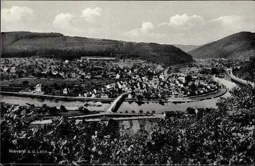 Ak Nievern an der Lahn, Panorama