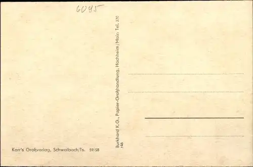 Ak Ginsheim Gustavsburg am Rhein, Gesamtansicht