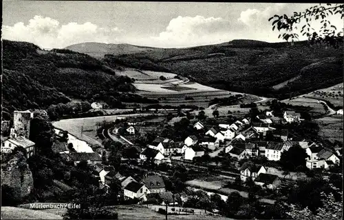 Ak Mürlenbach in der Eifel, Gesamtansicht