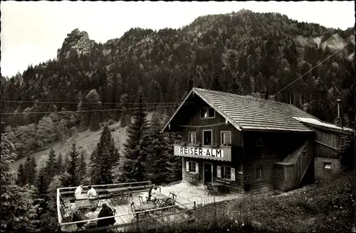 Ak Lenggries in Oberbayern, Reiser Alm