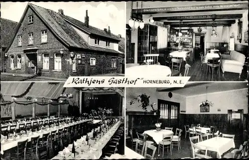 Ak Horneburg im Alten Land, Rathjens Gasthof