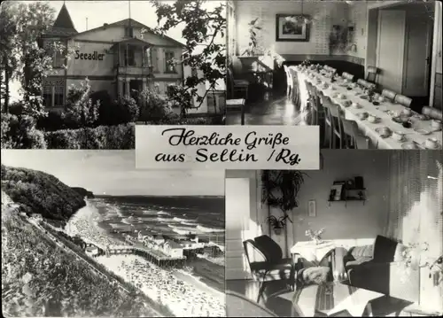 Ak Ostseebad Sellin auf Rügen, Haus Seeadler