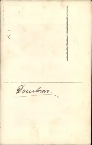 Foto Ak Dombras Meuse ?, Blick auf den Ort