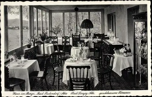 Ak Bad Bodendorf Sinzig am Rhein, Hotel Haus am Berge, Innenansicht