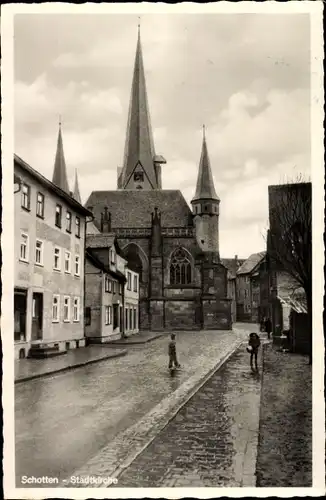 Ak Schotten im Vogelsbergkreis Hessen, Stadtkirche