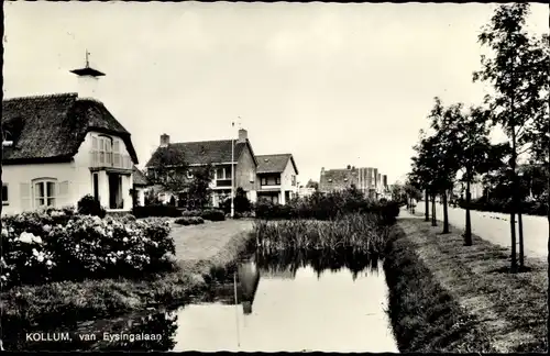 Ak Kollum Kollumerland en Nieuwkruisland Friesland, Van Eysingalaan