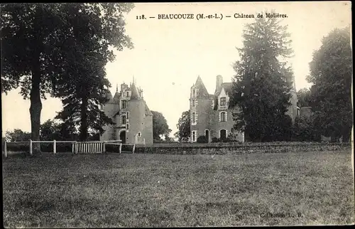 Ak Beaucouzé Maine et Loire, Chateau de Molieres