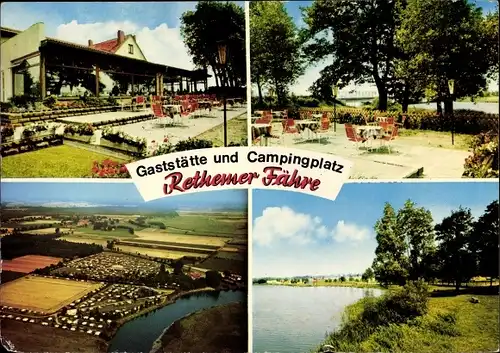 Ak Böhme Heidekreis, Gaststätte und Campingplatz Rethemer Fähre