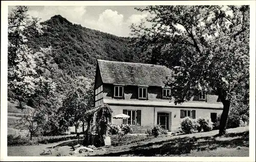 Ak Veldenz an der Mosel, Evangelisches Erholungsheim, Garten