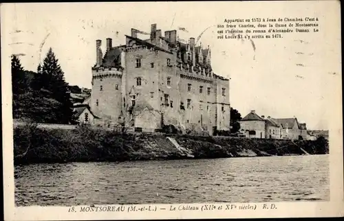 Ak Montsoreau Maine et Loire, Le Chateau