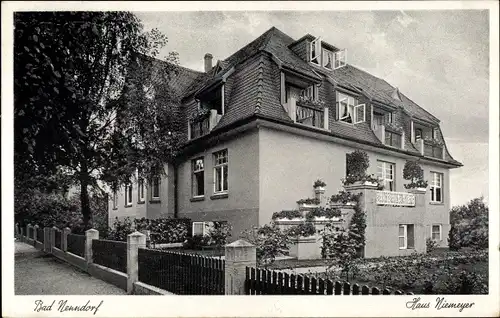 Ak Bad Nenndorf im Kreis Schaumburg, Blick auf Haus Niemeyer