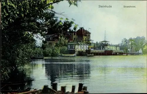 Ak Steinhude Wunstorf in Niedersachsen, Strandhotel