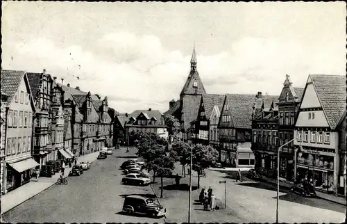 Ak Stadthagen im Kreis Schaumburg, Marktplatz