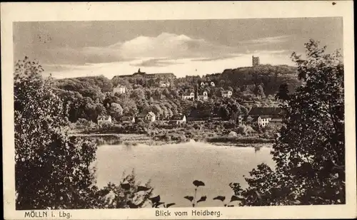 Ak Mölln im Herzogtum Lauenburg, Blick v. Heidberg