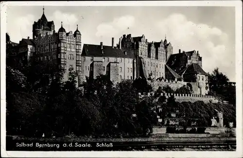 Ak Bernburg an der Saale, Schloss