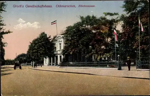 Ak Hamburg Altona Othmarschen, Elbchaussee, Groths Gesellschaftshaus