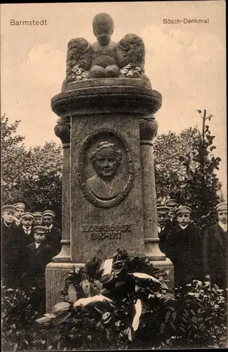 Ak Barmstedt in Holstein, Bösch Denkmal