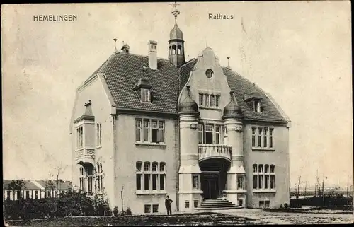 Ak Hemelingen Bremen, Rathaus