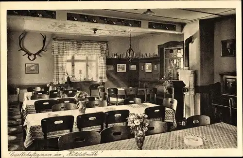 Ak Ansprung Marienberg Erzgebirge Sachsen, Gasthaus Sommerfrische Hüttstattmühle