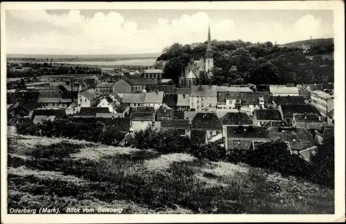 Ak Oderberg in der Mark, Blick vom Geisberg